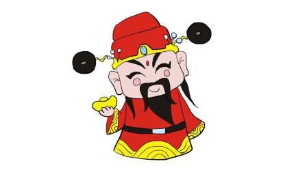 财神简笔画怎么画好看 财神简笔画怎么画好看图片