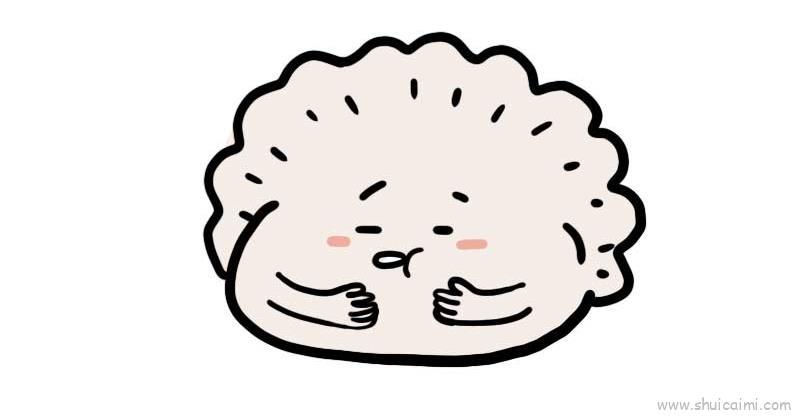 饺子儿童画怎么画 饺子简笔画步骤