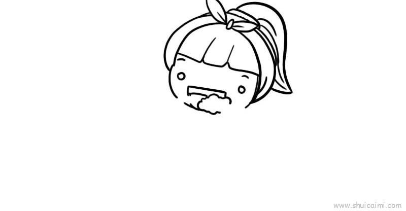 刷牙儿童画怎么画 刷牙简笔画图片