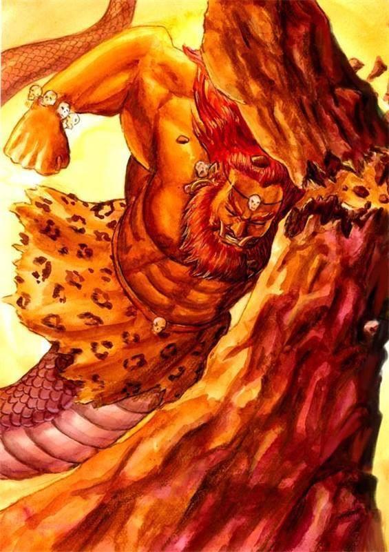 水神共工简笔画 水神共工简笔画教程