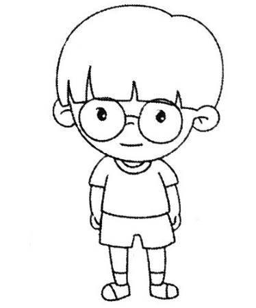小男孩的简笔画图片大全 小男孩的简笔画图片