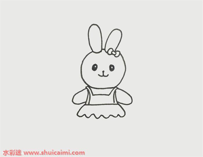 小兔子怎么画 小兔子简笔画步骤图