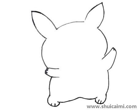 超可爱皮卡丘儿童简笔画