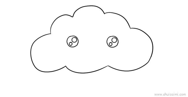 云朵儿童画怎么画 云朵简笔画图片