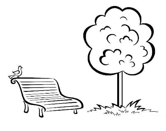 公园简笔画 公园简笔画简单又漂亮