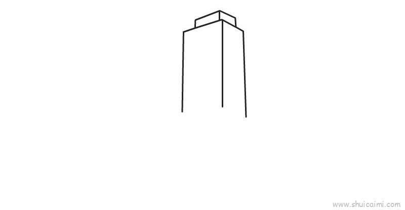 高楼儿童画怎么画 高楼简笔画顺序