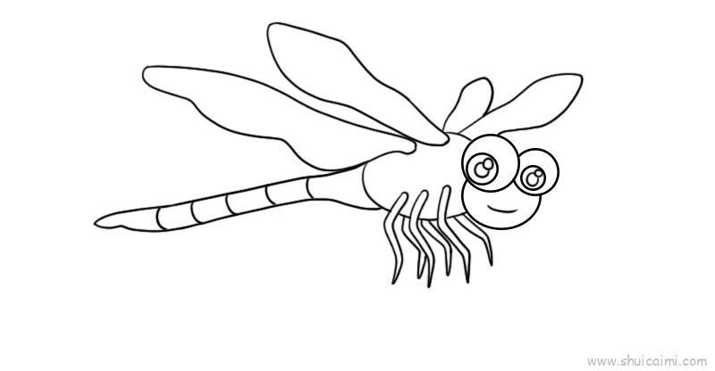蜻蜓儿童画怎么画 蜻蜓简笔画好看