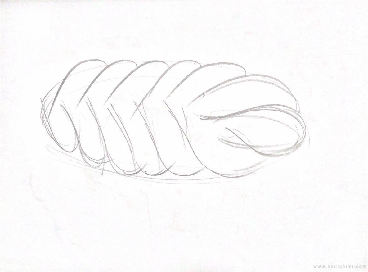 麻花简笔画怎么画 麻花简笔画步骤