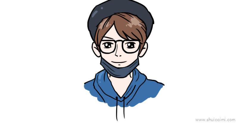 肖战儿童画怎么画 肖战简笔画简单又好看