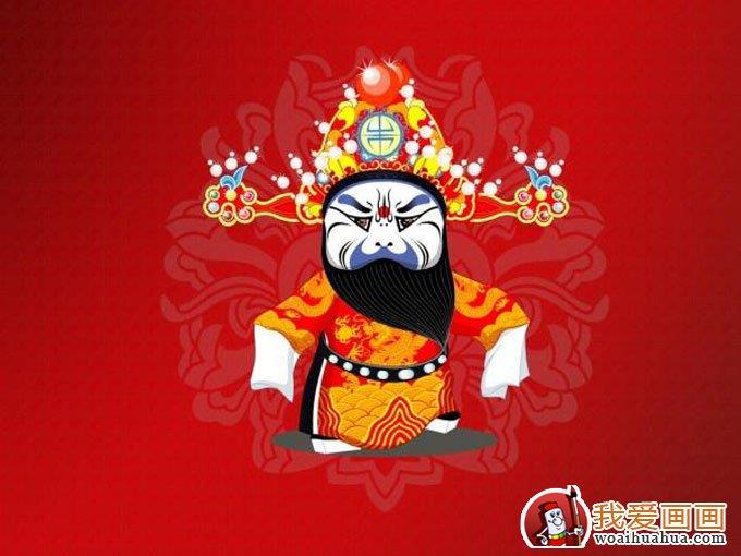 戏剧丑角卡通人物形象4P，中国戏剧人物图片简笔画怎么画 戏剧丑角卡通人物形象4P，中国戏剧人物图片简笔画图片