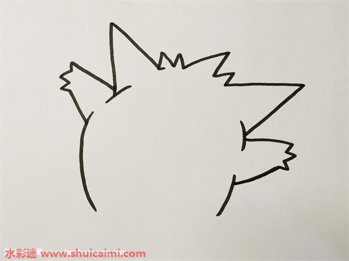 神奇宝贝耿鬼怎么画 神奇宝贝耿鬼简笔画图片