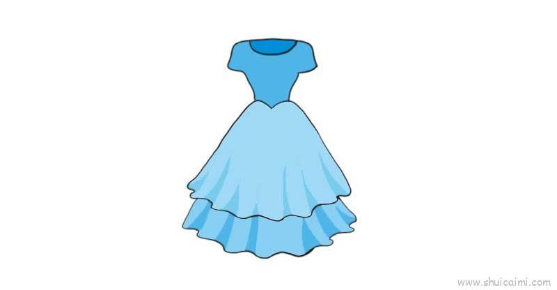 礼服儿童画怎么画 礼服简笔画简单