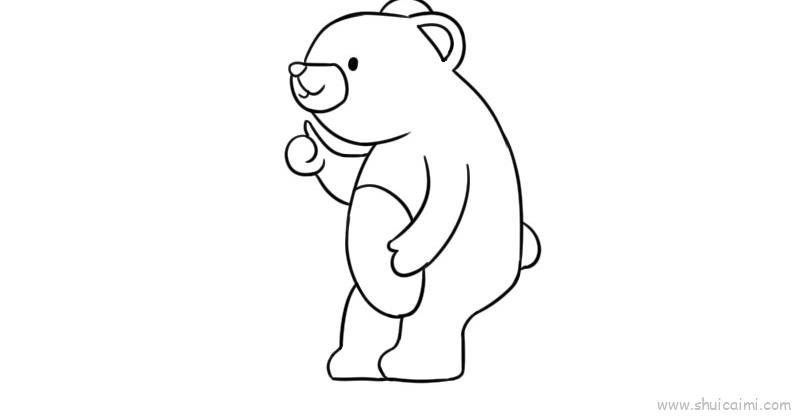 动物情景画儿童画怎么画 动物情景画简笔画顺序