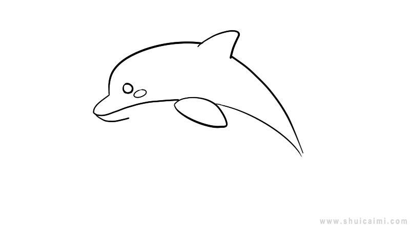 海豚简笔画怎么画 海豚简笔画图片