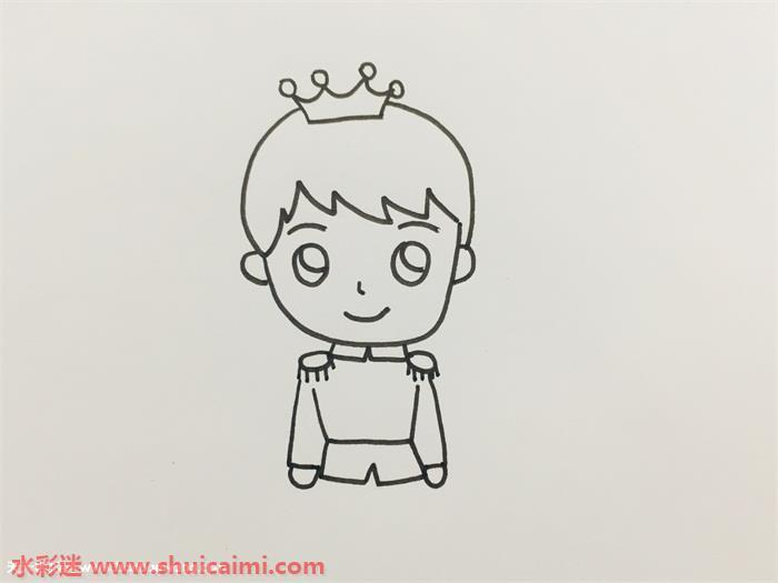 王子怎么画 王子简笔画彩色