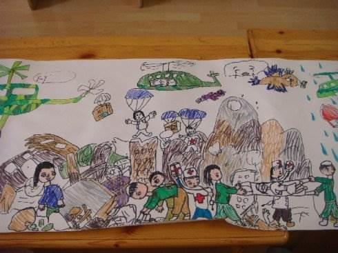 地震简笔画 地震简笔画图片