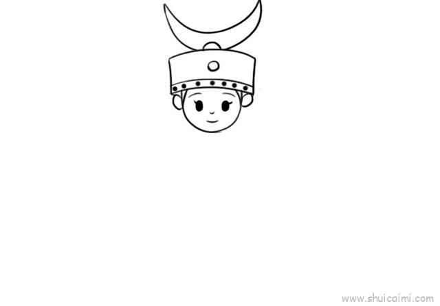 苗族服饰儿童画怎么画 苗族服饰简笔画简单