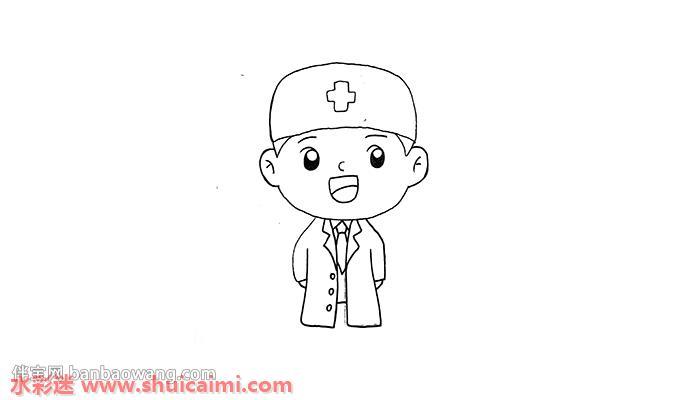 医护人员怎么画 医护人员简笔画简单又漂亮彩色