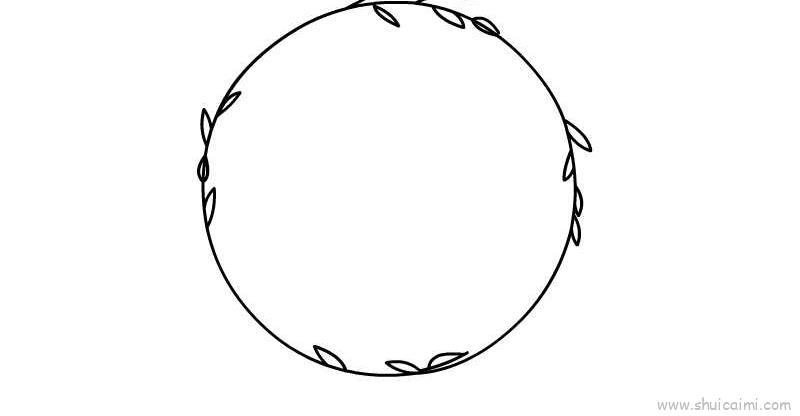 装饰边框花纹儿童画怎么画 装饰边框花纹简笔画顺序