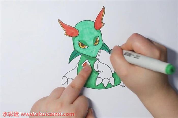 裂空座怎么画 裂空座简笔画简单