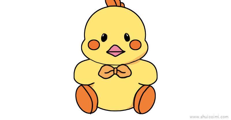 玩具小鸡教程儿童画怎么画 玩具小鸡教程简笔画步骤