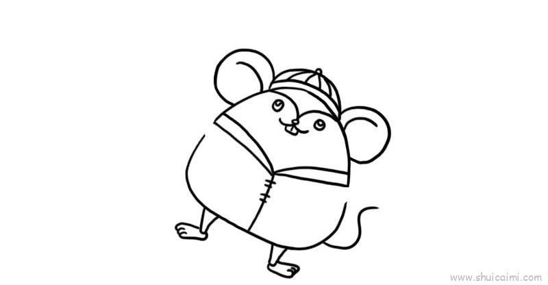 放鞭炮儿童画怎么画 放鞭炮简笔画画法