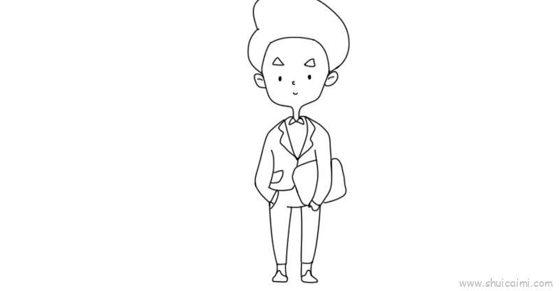 可爱小人系列儿童画怎么画 可爱小人系列简笔画简单