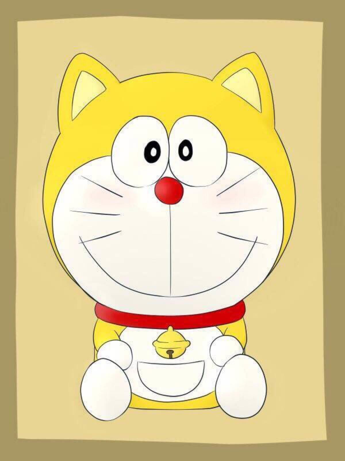 哆啦a梦简笔画带颜色 哆啦a梦简笔画图片