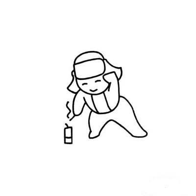 简笔画儿童 简笔画儿童画人物图片