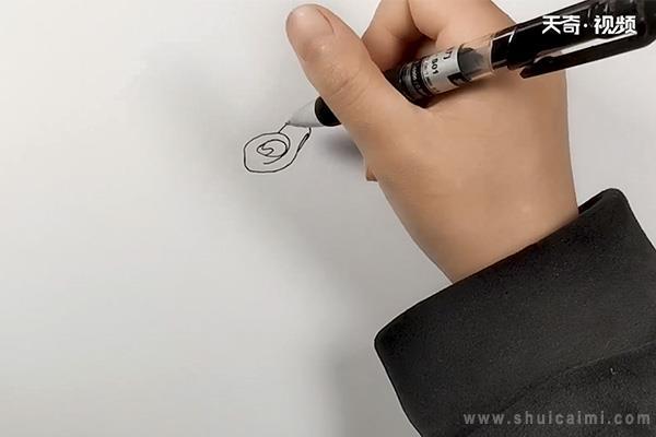 月季花简笔画怎么画 月季花简笔画简单又好看