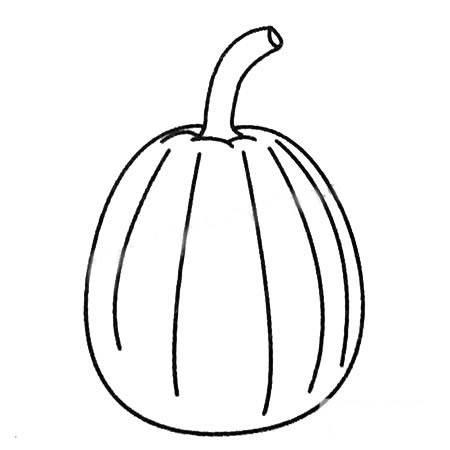 南瓜简笔画 南瓜简笔画怎么画