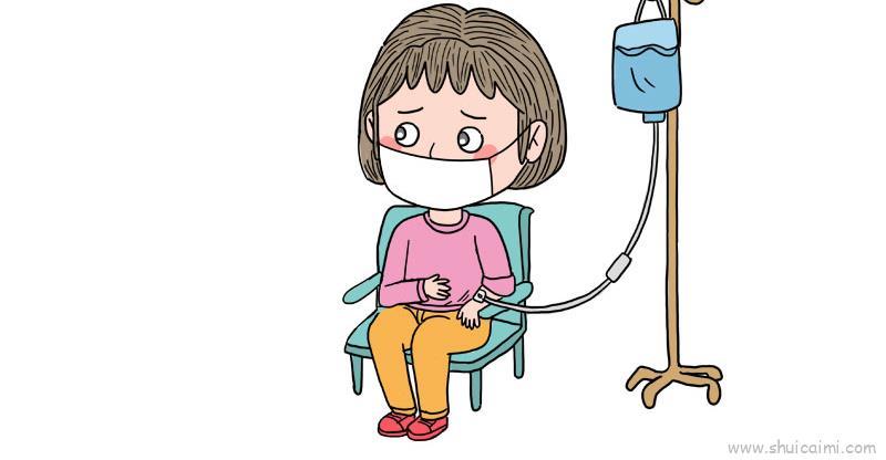 肺炎儿童画怎么画 肺炎简笔画简单