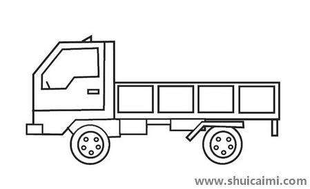 大货车儿童简笔画