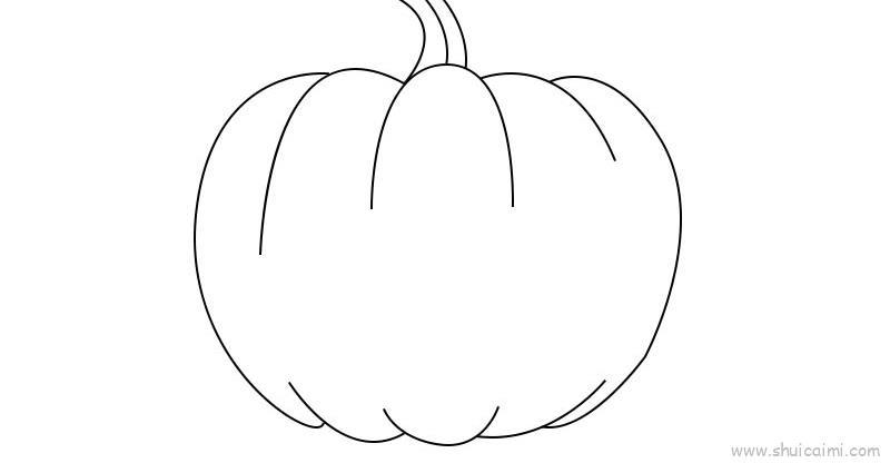 南瓜灯儿童画怎么画 南瓜灯简笔画顺序