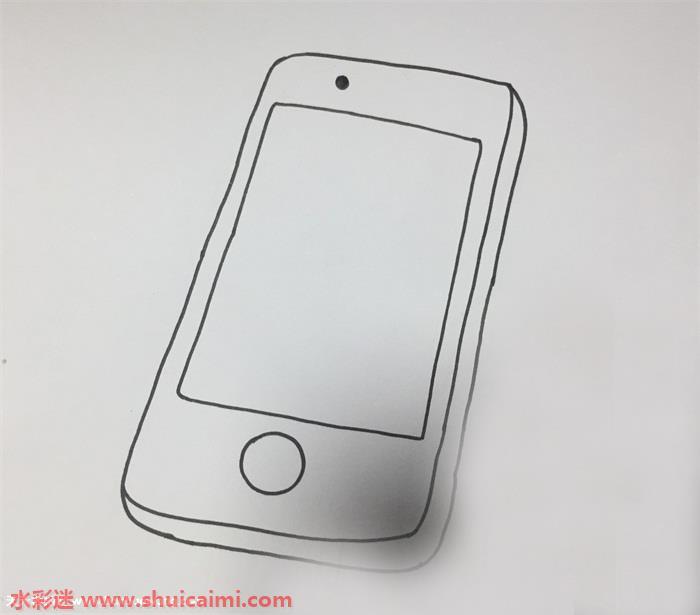 手机简笔画怎么画步骤