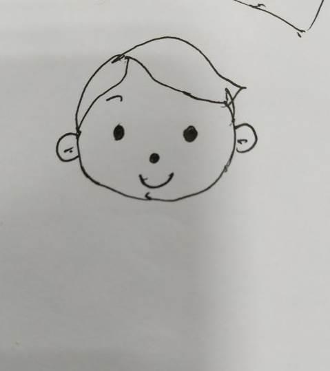 小男孩简笔画图片大全 平头小男孩简笔画图片大全