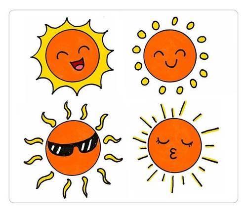 太阳图片简笔画 太阳图片简笔画彩色