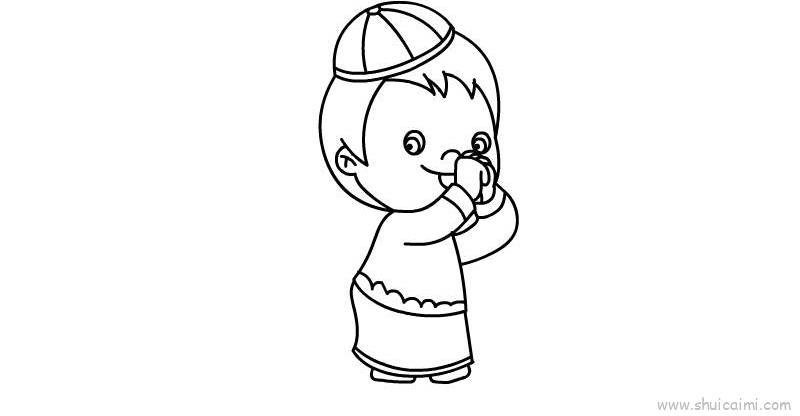 恭贺新春儿童画怎么画 恭贺新春简笔画简单