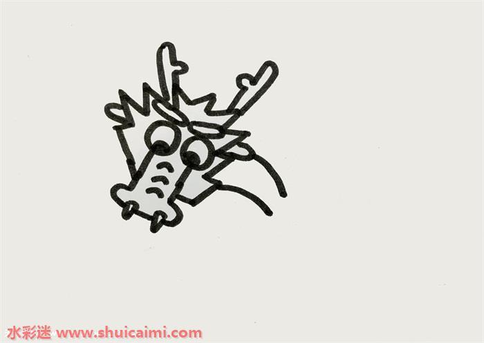 龙怎么画 龙简笔画简单又漂亮彩色