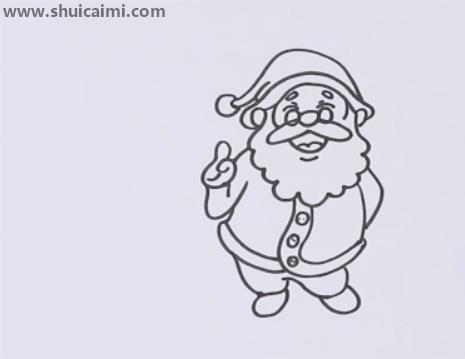 圣诞老人简笔画怎么画 圣诞老人简笔画图片