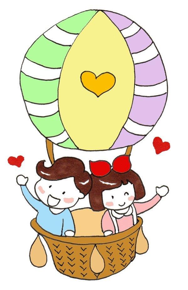 热气球简笔画怎么画 热气球简笔画简单又好看