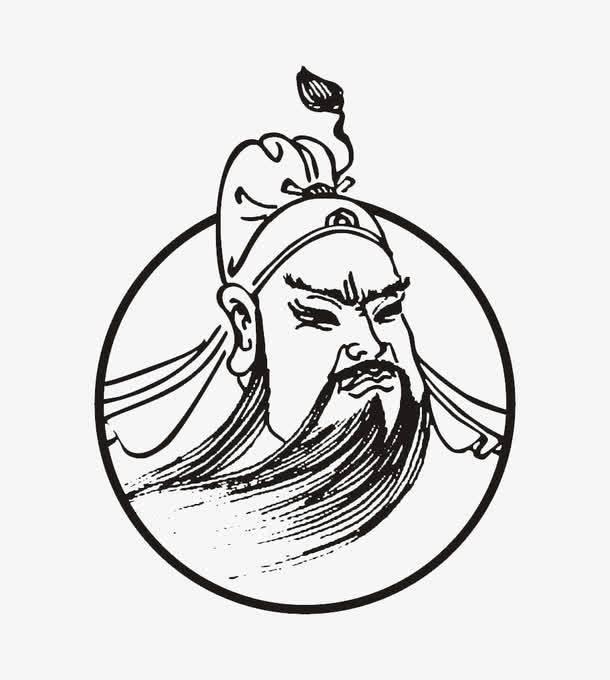 关羽简笔画 关羽简笔画霸气