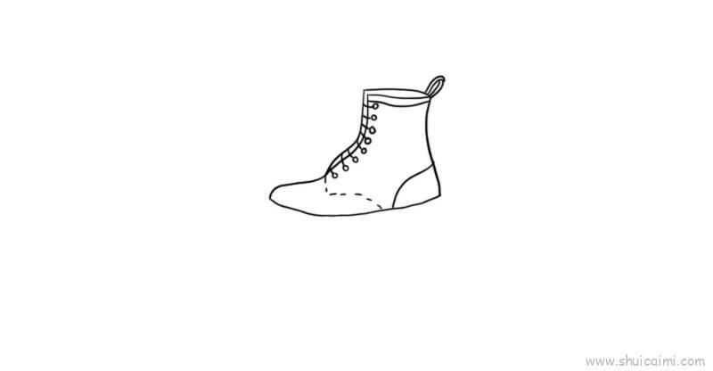 鞋子儿童画怎么画 鞋子简笔画简单