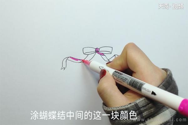 蝴蝶结简笔画怎么画 蝴蝶结简笔画好看