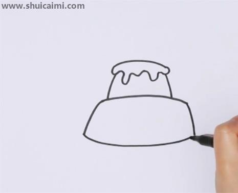 生日蛋糕简笔画怎么画 生日蛋糕简笔画好看
