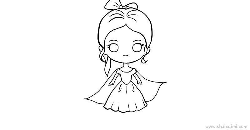 人物美少女儿童画怎么画 人物美少女简笔画画法