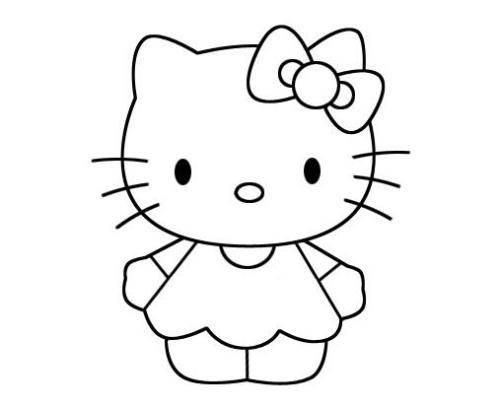 凯蒂猫简笔画图片大全 凯蒂猫简笔画图片大全hellokitty