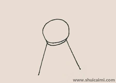 晴天娃娃儿童简笔画