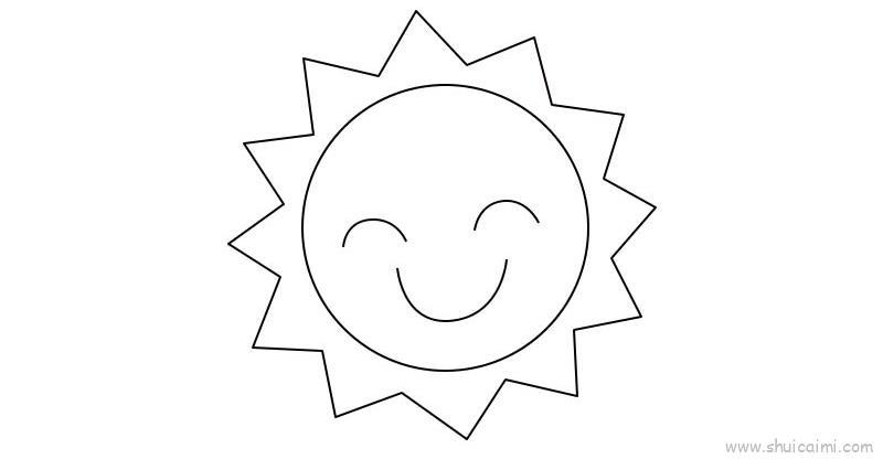 太阳儿童画怎么画 太阳简笔画画法