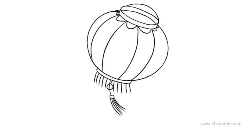 新春灯笼儿童画怎么画 新春灯笼简笔画简单